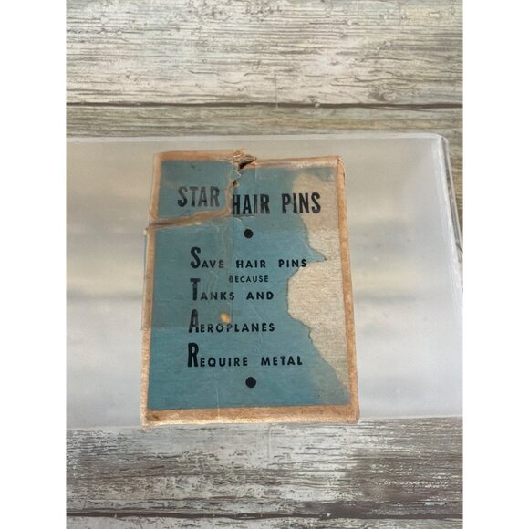 Vintage Hair Pin Lot - Gayla Hold-Bob & WWII Invisible Pins Lot of 2 - Picture 10 of 12